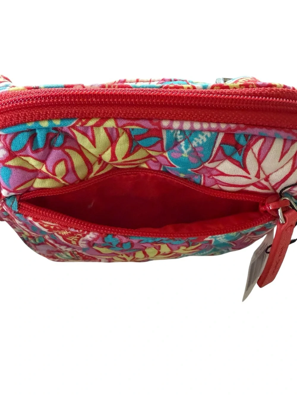 Vera Bradley Mini Hipster Crossbody Bag Paisley in Paradise Quilted Floral NWT